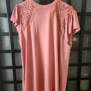 Torrid Corral Lace Accent Blouse